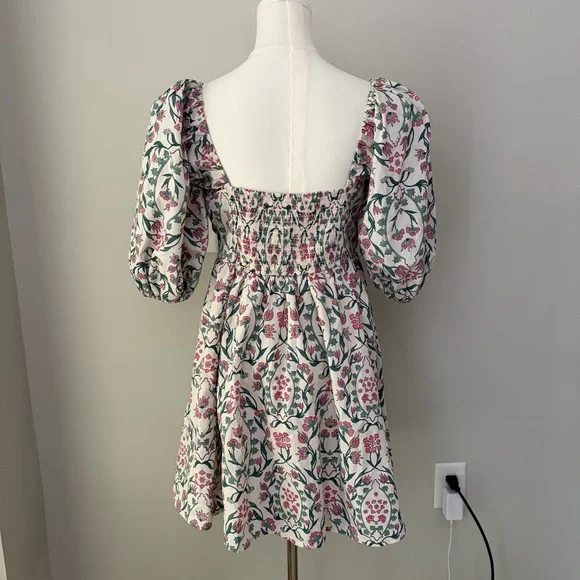 Abercrombie & Fitch Floral Patterned Emerson Mini Dress - Picture 3 of 11